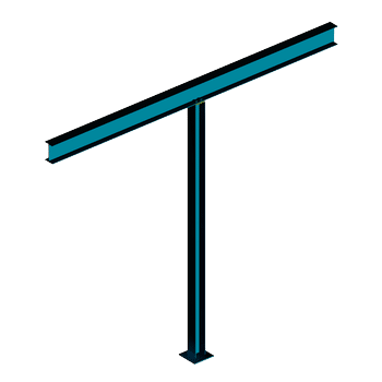 beam with mid support